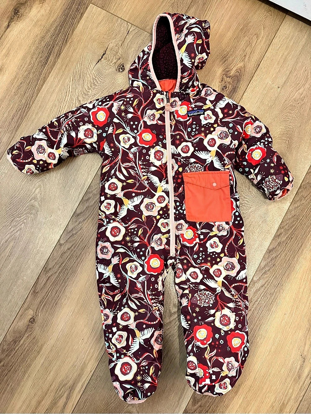 Patagonia Baby Reversible Puff-Ball Bunting One-Piece